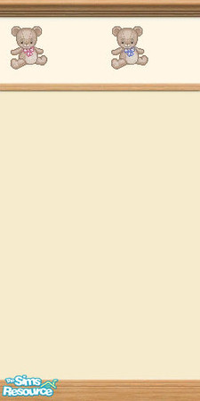 Sims 2 — Baby Bears by Sol�a — Soft colors for the nursery, nice for both boy's and girl's room.