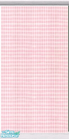 Sims 2 — JP Pink Gingham 1 by Jonchloe — Nice Pink Gingham wallpaper with White Molding