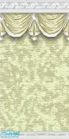 Sims 2 — am_victoriancreme by Cruella — Victorian style wallpaper in creme.