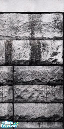 Sims 2 — JP Grey Stone Wall by Jonchloe — A Grey Stone Wall , Great for Castles!