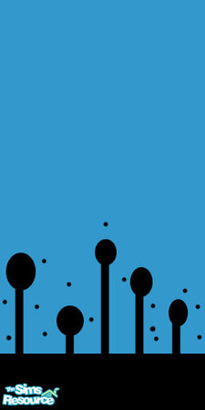 Sims 2 — Blue/Black Retro Goth by fredmcmonster — Very retro and at the same time, a little bit goth. If your Sim is