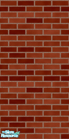 Sims 2 — Exterior Brick 06 by hippichick — Smart exterior brick to match my brick paving