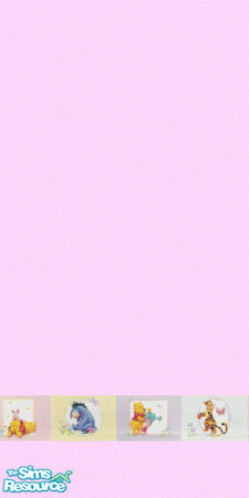 Sims 2 — pink pooh by Smoffi — pooh bear in pink for a girl