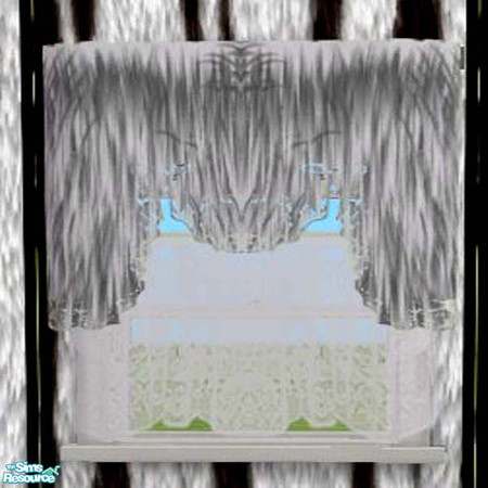 Sims 2 — Furry Curtains by buntah — These are the furry curtains to go with my fur bedding, in my "hunter"