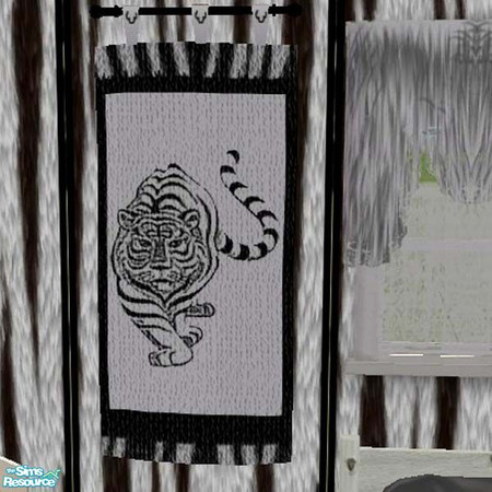Sims 2 — Tiger Tapestry by buntah — This is the tapestry to go with my "hunter" bedroom set