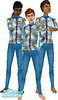 Sims 1 — Boys Nemo Jammies by red1060 — Blue Finding Nemo Jammies for your little Sim. All 3 Skin Tones..head not