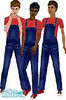 Sims 1 — Boys Overalls by red1060 — Blue Jean Overalls for Boys. All 3 Skin Tones..head not included.