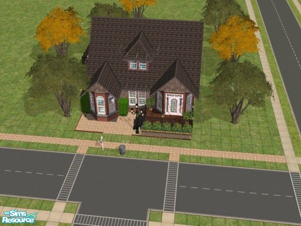 Sims 2 — 402 Rosedale Dr. by mischiefizme — This is a small single sim built home. It's a cozy little home with skilling