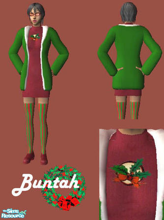 Sims 2 — Home for the Holidays by buntah — Here's my first holiday creation. I'm sure I'll have lots more HO HO HO