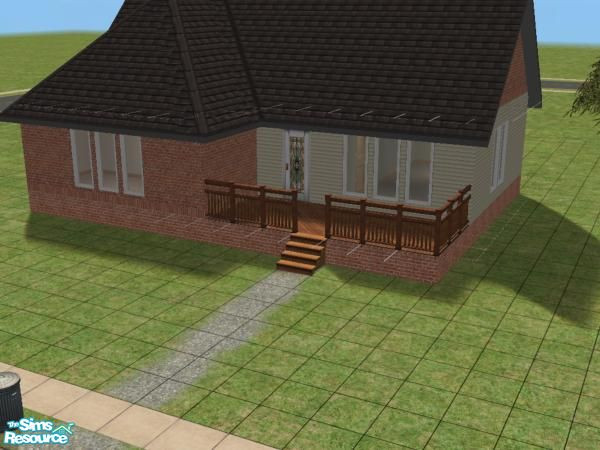 Sims 2 — Peaceful Place by ShelleyFCarter — 2 bdrm, 1 bth. Warm, soft colours. Lovely starter home. Medium sized lot so