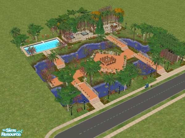 Sims 2 — Sims Fantasy Paradise Park by whitedasies — Are your sims in need to get away from it all? Well come and and