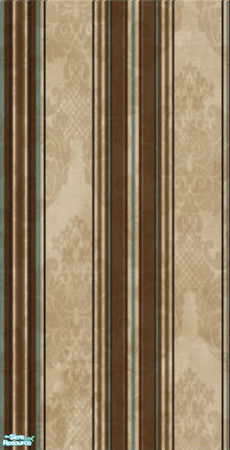 Sims 2 — Mixed Batch Stripe Wallpaper Collection - Stripes Brown by robbyngirl — Pretty set of wallpaper for your sims.