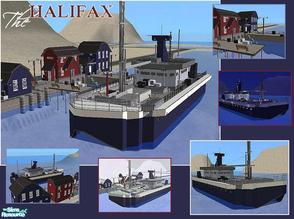 Sims 2 — The Halifax by laivine_erunyauve — The Halifax is an old fishing trawler that has been converted into a home for