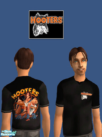 Sims 2 — Catch of the Day by WingedEnchantrez — Part of the Hooters collection.
