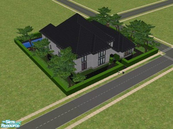 Sims 2 — Ashton Lane by Jabby4evr — This spacious dream home was built after a "real" floor plan. It features 4