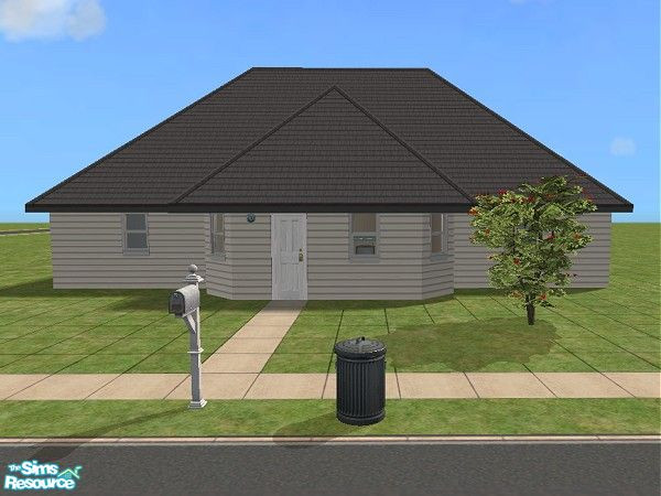 Sims 2 — 101 Main St by catmoran2 — An attractive single story house for up to four roommates. Furnishings include all