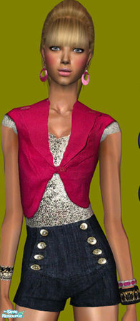 Sims 2 — Top and shorts - 1 by milanokat — 