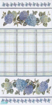 Sims 2 — KS Hydrangea Wallpaper by mskitty — I Hope you like it.