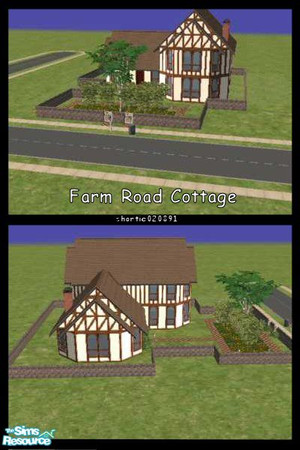 Sims 2 — Farm Road Cottage by Shortie020891 — This is a small cottage associated with the farm road barn. It is small but