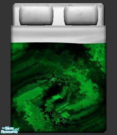 Sims 2 — Alien Night Bedding by briachant — Alien Night Bedding