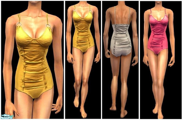 Sims 2 — JPayaswim5 by juttaponath — Bathing suit for adults and young adults. No mesh and no expansion pack required.