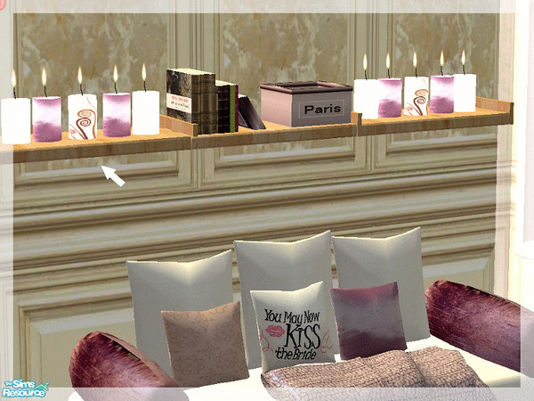 Sims 2 — Breeze Bedroom - candles by kibanahnah — new mesh!