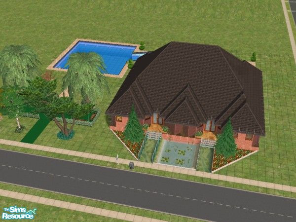Sims 2 — Rock And Roll Villa by oldmember_Roll — A nice villa i built the other day for my rock and roll star sim...