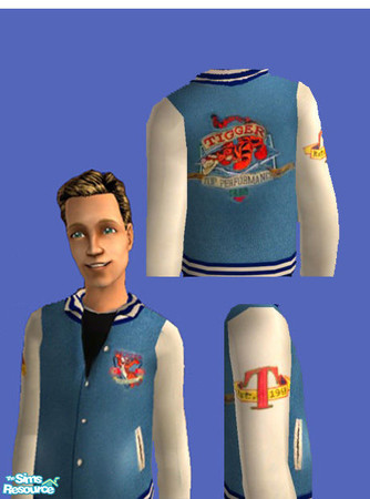 Sims 2 — Tigger Jacket by WingedEnchantrez — Part of the Disney jacket collection for those cool nights ahead. Enjoy,
