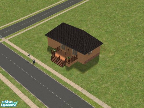 Sims 2 — Tiny House by guym — This house is desgined for one single sim.