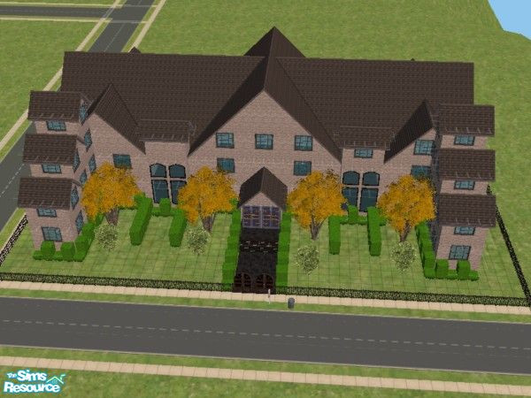 Sims 2 — MidnightLane by DionH — A 4 Possibly 5 Br 2 Story Home Perfect For your Darker Or Goth Sims, Or Sims Who like