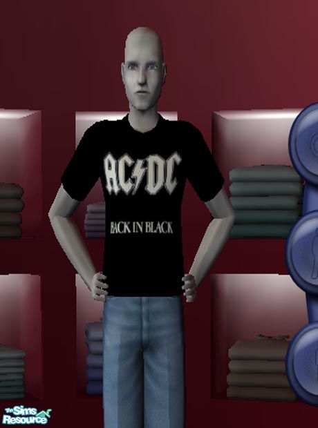 The Sims Resource | AC DC Back in Black