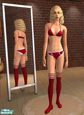 Sims 2 — Sexy Co-Ed by WingedEnchantrez — Based on a cover of a Playboy magazine. Hope you like it!
