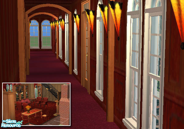 Sims 2 — Desert Rose by bibario — This is Desert Rose. A house inspired in Stephen King's Rose Red or the real name: