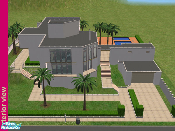 Sims 2 — Moderno Villa by the_88_otaku — For the rich and famous of Beverly Sims! A luxurious house build for the confort