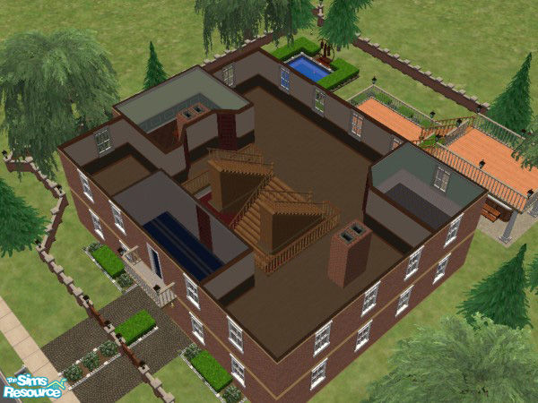 Sims 2 — 123 Williamsburg by boodie7 — This is the old Governor's Palace in Williamsburg, Virginia. 