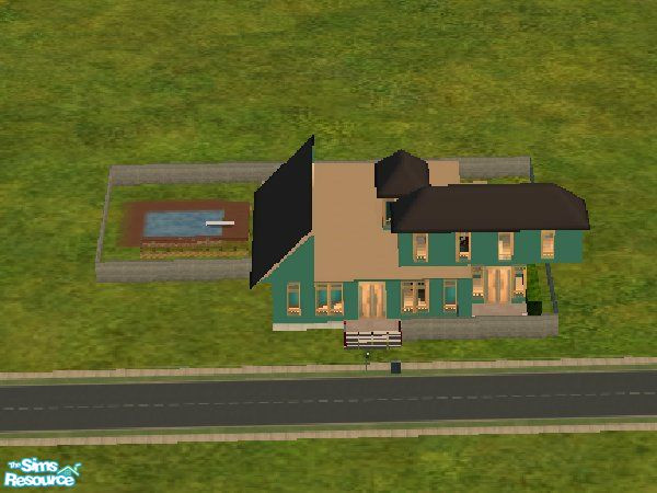 Sims 2 — KukaMundo by oldmember_dollyboons — Contemporary home, for single sims, or familty sims.