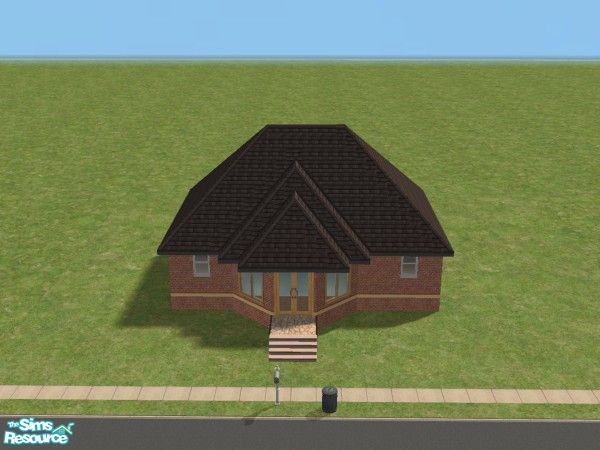 Sims 2 — FB Creations 4 by FonzyBear — This house is great for a single sim or couple just starting out. There is enough