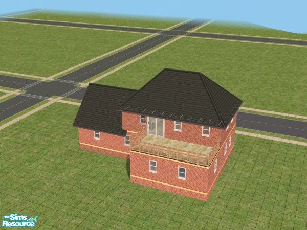 Sims 2 — FB Creations 3 by FonzyBear — Perfect as a 2nd home for a growing family. The 2nd floor is more or less a loft