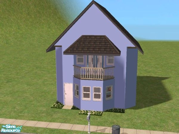 Sims 2 — The Edgewater v.2 by Pinecat — This cozy cottage has everything a Sim family needs for comfortable living. Down:
