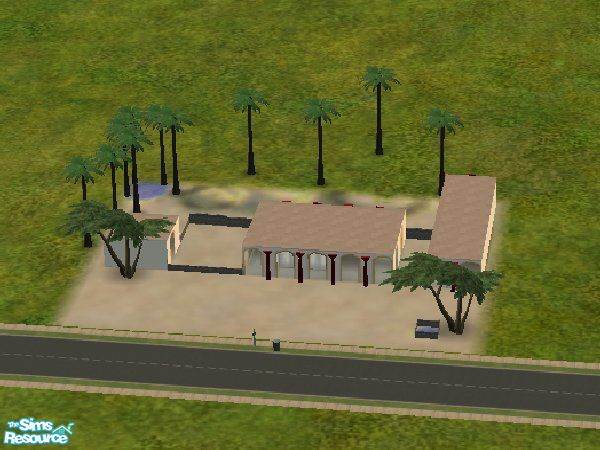 Sims 2 — Evil Egypt by oldmember_dollyboons — Evil wanted a weird egyption style house, so I made this one special for