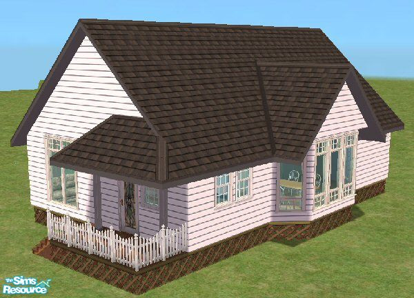 Sims 2 — Ideal Starter Home 2 by Karen19uk — This is an ideal starter home, with - 2 bedrooms, one furnished with one