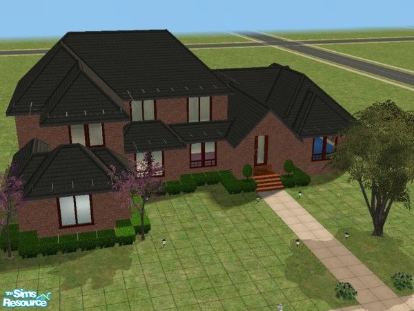 Sims 2 — 40 Middle Lane by Matt_56 — This huge home features 4 bedrooms, 3 bathrooms, Lounge room, dining room, kitchen,