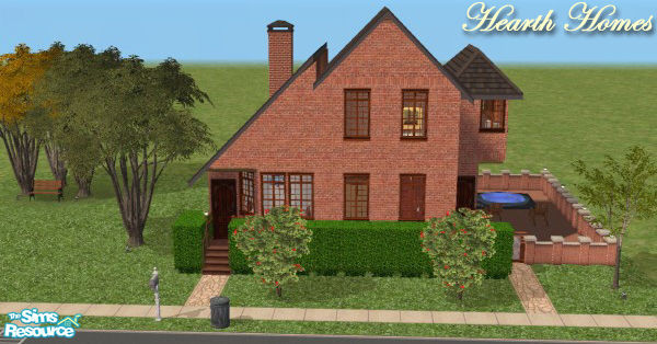 Sims 2 — Hearth 4- 2BR 2BA by Arboris — 