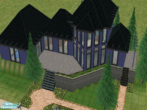 Sims 2 — Molalla by oldmember_dollyboons — Indoor pool, woodsy type house, great for single living, but could have an