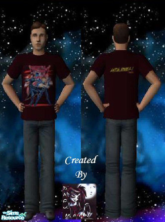 Sims 2 — Adult Yu-gi-oh by moon_goddess — My daughter came up with the idea of making a Yu-gi-oh outfit for stages