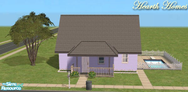 Sims 2 — Hearth 8- 2BR 1.5BA by Arboris — 