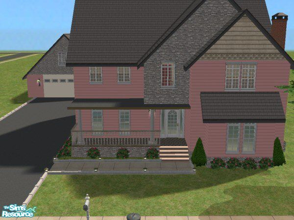 Sims 2 — Small Town USA by victoriamayorofthetown — Inspired by John Cougar Mellencamp's "Little Pink Houses"