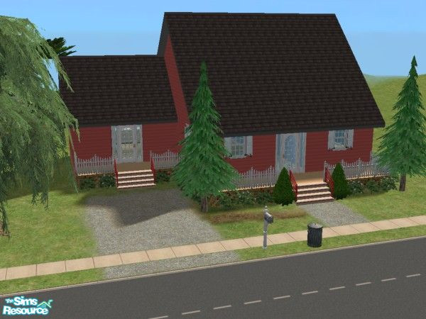 Sims 2 — Briar Lodge by TheaDidia — A quaint home for a small Sim family. Here's a place where evenings with the