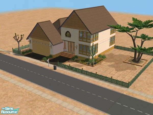 Sims 2 — Sahara by kinder10000 — desert living made comfortable with this fully furnished home in coordinating