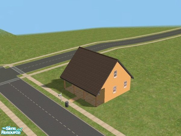 Sims 2 — Starter Home 2 by BlackGarden — I realised there are very few nice homes that can be bought with the $20,000